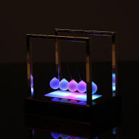 Juguete Educativo De Escritorio Newton's Cradle Regalo Para El Desarrollo Temprano Con Bolas De Metal Y Plástico Estilo Moderno - details 4