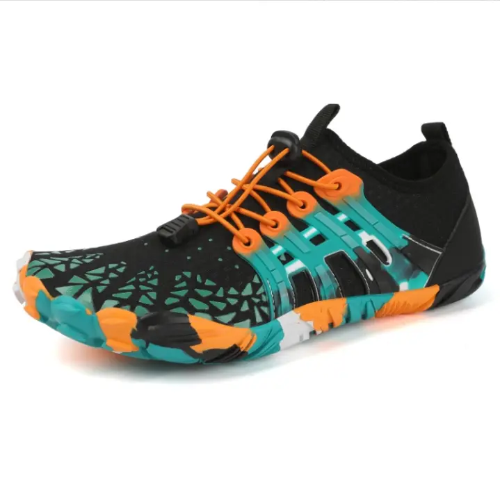 Water shoes, river trekking shoes, barefoot beach shoes for adults and children, outdoor fitness training shoes, quick-drying breathable sports shoes for men and women, sizes 26-46 - 1