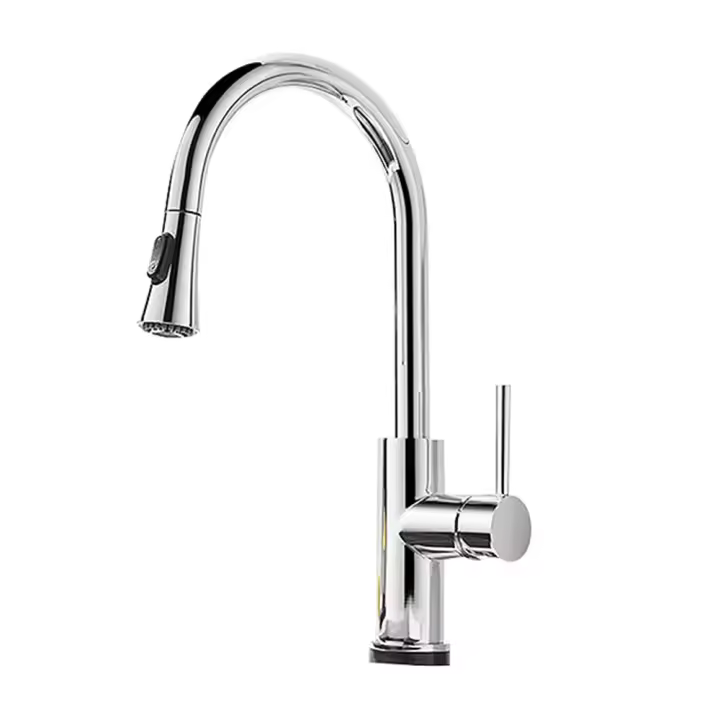 BIT Grifo Extraible para Cocina Grifo Cocina, Grifo Cocina Extraible Grifo de Cocina Fregadero With 2 Modos 360 ° Giratory, Torneira Cozinha Monomando Flexible, Maple Inoxidable - 1