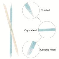 100/50Pcs Herramienta Profesional De Eliminación De Cutículas Con Doble Punta Y Cristal Reutilizable Accesorios De Manicura Para Uñas - details 2