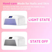 Lámpara UV Para Uñas 71 LEDs Con Espacio Amplio Secador De Uñas Con Almohadilla Para Manos Sensor Inteligente 72 W Profesional Para Manicura Y Pedicura - details 4