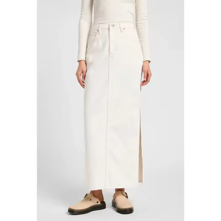 Lee Workwear Falda Side Slit Maxi Beige     Faldas - 1