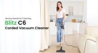Aspiradora Con Cable Vactidy C6, 25kpa SuccióN Potente, Cable 7 M, DepóSito 800 Ml, Motor De 600w, Filtro Hepa, Anti-Sobrecalentamiento/Anti-Quemaduras , Apto Para Suelo/Alfombra/Pelos De Animales Mascotas - details 0