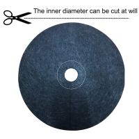 6PCS Anillo De Cobertura Para Árboles No Tejido Protector Antideslizante De 15cm-82cm Barreira De Maleza Para Jardinería - details 4