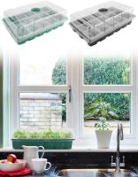 Bandeja de plántulas Planta Grow Pot 3 Unidades con Tapa 15 Cuevas Jardín Bandeja De Plástico Mini Planta Grow Box Fruit Grooming Cultivo de Interior Conjunto de Invernadero - details 1