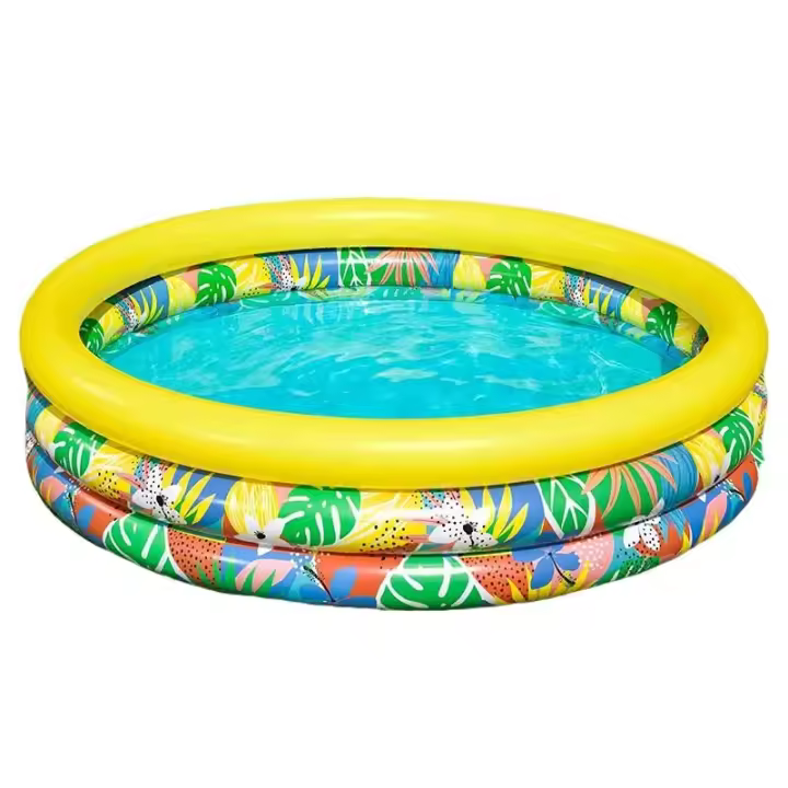Bestway Piscina Hinchable Infantil 3 Aros Floral 168x38 cm +2 Años Jardin 51203 - 1