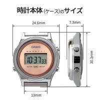 Reloj Casio mujer mini Collection LA700WE-4A correa de acero inoxidable 30.8 × 26.3 × 7.9 mm - details 0