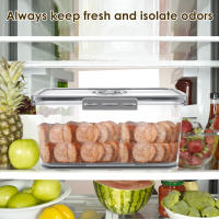 Caja De Almacenamiento De Alimentos Grande Con Registro De Tiempo Para Panadería Caja De Plástico De Grado Cocina Con Organizador De Nevera - details 1