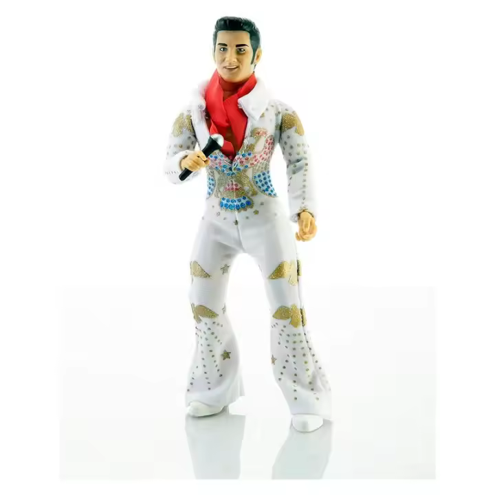 Mego figura Elvis Presley con traje blanco aloha de 20 cm - 1