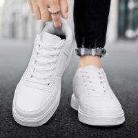 Zapatos De Correr Casuales Para Hombre En Cuero Blanco Transpirables Y Cómodos Talla 36-47 Moda Al Aire Libre Pareja Calzado - details 11