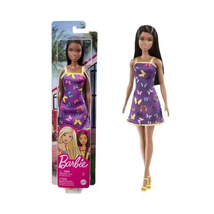Muñecas Muñeca Barbie Chic vestido mariposas morado Mattel edad +3 años HBV07 Mattel - 1