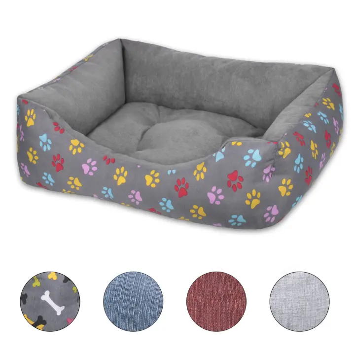 Cama para Perros, Gatos y Mascotas Sofá, Cesta,Cama Cómoda , con Relleno de Fibras Super Suave, LavableResistente al Desgaste y Duradero - 1