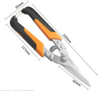 Tijeras De Acero Inoxidable JRF Para Corte De Metal Y PVC Herramienta Profesional De Trabajo Con Hoja Multifuncional - details 6