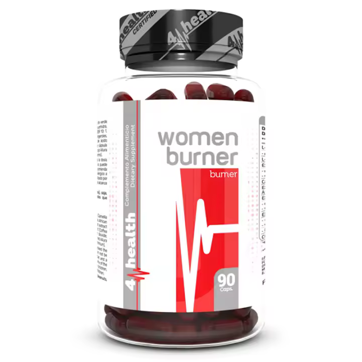 4-PRO Nutrition Women Burner 60 Caps - Quemador especifico mujer - Termogénico Mujer - 1