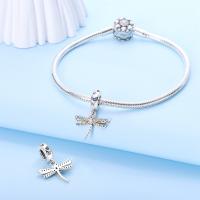 Colgantes De Libélula Exquisita De Plata 925 Sterling Con Zirconia Brillante Para Pulseras DIY Colorido Adecuado Para Fiestas Y Aniversarios - details 19