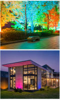 Lámpara De Pared Exterior RGB LED IP66 Impermeable 100W 50W 30W 220V Iluminación De Paisaje Luz De Escenario Faro De Albañal - details 7