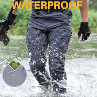 Pantalones Tácticos Militares Impermeables Para Hombres Cargo Resistente Al Desgaste Con Multíples Bolsillos Pantalones Casuales Para Senderismo Y Trabajo - details 11