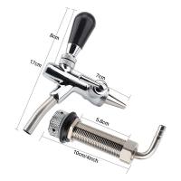 Grifo de cerveza de barril ajustable con 4 "Shank Home - details 2
