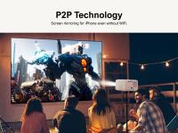 Proyector Portátil ULTIMEA Apollo P10, 300 lúmenes ANSI, Decodificación 1080P, Resolución Nativa 720P, WiFi de 2.4GHz/5GHz, Bluetooth 5.1, Altavoz 3W, compatible fácilmente con TV sticks, portátiles, Switch, 2*USB 2.0, 1 *HDMI, 1*AC, 1*AUX - details 4