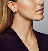 Pandora Pendientes de botón Mujer vermeil - 287297CZ，Viene con embalaje de caja de regalo original. - details 0