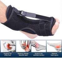Fascitis plantar Noche férula, Tobillo ajustable, para Gota pie Tobillo talón dolor Mujeres y hambres ajustable tendinitis soporte - details 1