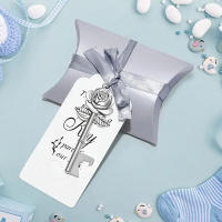 Abrepuertas De Rosas Metálicas Para Bodas Y Showers Con Tarjeta De Agradecimiento Multiusos Para Casa Y Cocina Duraderos Y Reutilizables - details 1