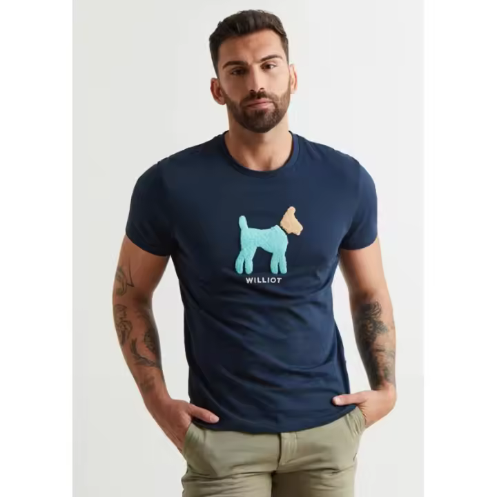 Camiseta Doggy Toalla Marino Williot - 1