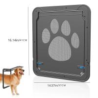 Puerta Para Perros Y Gatos De Exterior Con Cerradura Segura Instalación Fácil Ventana Puerta De Casa Acceso Libre Estilo Moderno - details 9