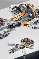 Set De Juguetes De Construcción REOBRIX 1020PCS Space Series Starfighter Interstellar Warship Model Para Niños Mayor De 6 Años Regalo Ideal Para Boys - details 7