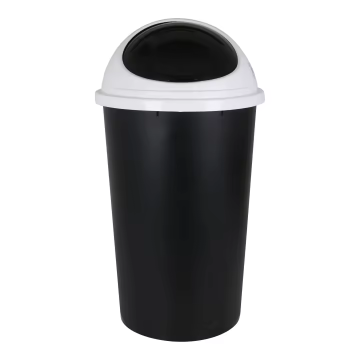 Tontarelli - Cubo Basura (25L/45L) - Cubo de Basura con Gran Capacidad, Fácil de Limpiar, Resistente a Golpes, Tapa Antiolores, Disponible en Varios Colores, Ideal para Cocina, Baño u Oficina - 1