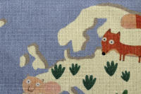 Alfombra Hidrorrepelente Parentesi Quadra Mapa - Segura, Divertida y Ecológica para Habitaciones Infantiles - details 1