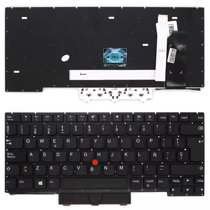 TECLADO PARA PORTÁTIL LENOVO THINKPAD E14 R14 S3 GEN2 NEGRO - 1