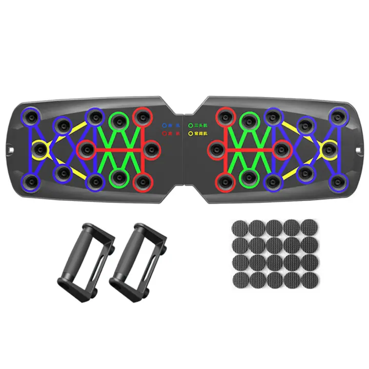 Tablero De Push-Up Multifuncional Portátil Plegable Equipo De Gimnasio Para Entrenamiento De Fitness Máquina De Push-Up - 1