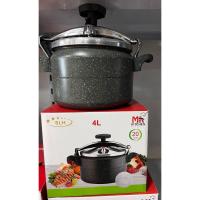 Enlatador de pressão preto , panela de pressão de liga de alumínio, à prova de explosão,  granito 4L 6L 8L 10L - details 1