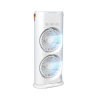 Ventilador de Escritorios 3 EN1 2025: Oscilación + Humidación + Enfriamiento Evaporativo | USB-C, 3 Modos de Viento y Luz LED Nocturna | Batería 2000mAh 8H Autonomía, IPX4 Antisalpicuras | Incluye Botella Y 2 Aceites Esenciales FREE - details 0