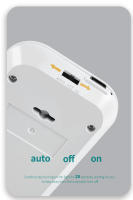 Lámpara Nocturna Inteligente LED Con Sensor De Movimiento Iluminación Automática Recargable 1000mAH Para Dormitorio - details 2