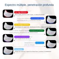 Máscara De Lifting LED Para Cuello Dispositivo De Belleza Del Cuello Antiarrugas Rejuvenecimiento Y Aclarado De La Piel Incluye Batería - details 8