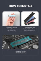 JEYI Cooler II Disipador De Calor Para SSD M.2 NVME Aleación De Magnesio Y Aluminio Radiador Eficiente Con Parche De Silicona Térmica - details 5