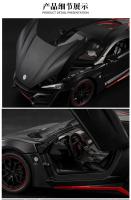 Coche De Colección LYKAN Hypersport a Escala 1:24 Con Sonido Y Luz Vehículo Metálico Para Niños Regalo De Navidad - details 2