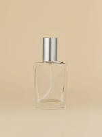 Botella De Perfume De Vidrio Cuadrado Recargable 30ml Con Tapa De Sprinkle Para Cosméticos Empaque Líquido - details 3