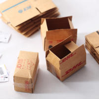 Juego De Accesorios De Muebles Para Casa De Muñecas Miniatura En Estilo Expreso De Cartón Papel Decorativo Para Juguetes - details 1
