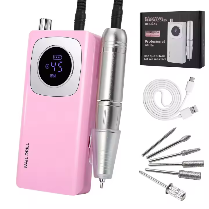 Máquina De Manicura Eléctrica Recargable 45000RPM Para Uñas De Gel Pulidora De Uñas Para Hogar Y Salón DianaBeauty - 1