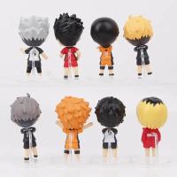 Figuras De Acción Anime Haikyuu 8pcs/set Q Ver. Hinata Shoyo Sugawara Koushi Oikawa Tooru Juguetes De Deportes Para Coleccionistas Unisex - details 1