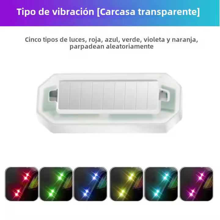 Kebidumei Luz De Advertencia Solar Para Coche Sistema De Seguridad Falso Anti-Robo Impermeable Para Motocicletas Y Vehículos - 1