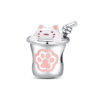 925 Plata Esterlina Encantador Gato Uña Rosa Charms Bolas Para Pulsera Original 3mm Joyería Fina Hecha a Medida Cumpleaños Fiestas Aniversarios Bodas Compromisos - details 17
