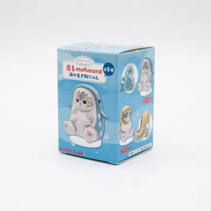 Figuras De Acción Mofusand Gatos Con Ropa De Organismos Marinos Caja Sorpresa Ocaso Pulpo Pingüino Ardilla Decoraciones De Mesa Regalos Para Niños - 1