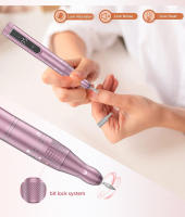 Máquina De Uñas Eléctrica 35000RPM Con Conjunto De Corte De Polvo Para Manicura Y Gel Pintura Sin Cable Herramienta De Pelos De Uñas - details 3