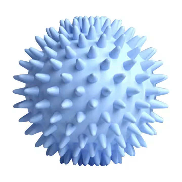 Bola De Masaje Espinosa 6cm Alta Densidad Para Puntos De Acción Profunda Rollo De Masaje Para Mano Y Pie Alivio Del Estrés - 1
