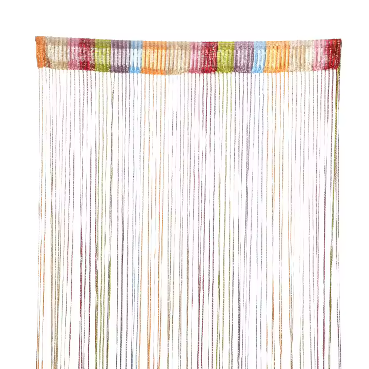 Panel De Puerta Ventana Con Pantalla Antipolvo Tassel Beaded Cortinas Translúcidas Para Decoración De Habitaciones - 1