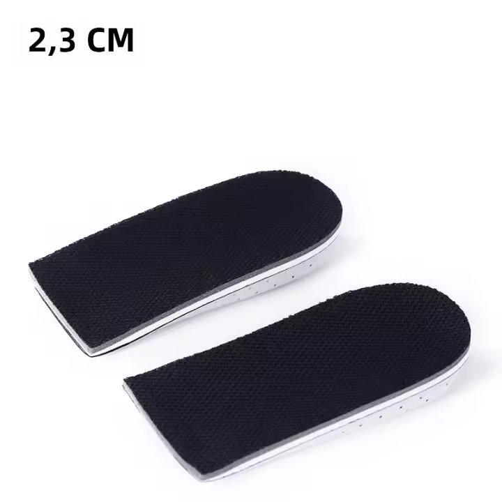 2PCS Almohadillas De Memoria De Espuma EVA Para Aumentar La Altura Inodoro Y Transpirable Para Hombres Y Mujeres Invisible Para Medias Zapatos Medio(B,M) 1cm-3cm - 1